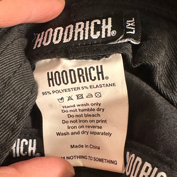 Hoodrich Bucket Hat Black Streetwear Logo Mens L XL Stretch Casual - Picture 9 of 14